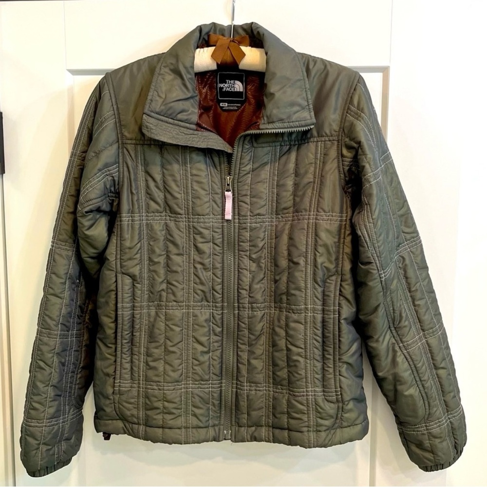 The North Face Women's Olive Quilted Puffer Jacket